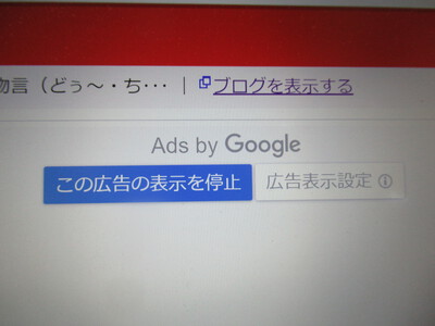 グーグル Ｃｈｒｏｍｅって広告が嫌だね～