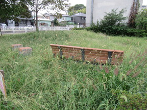 除草作業がたいへんだ