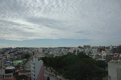 那覇の空。