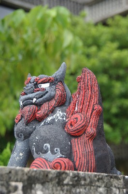 首里のシーサーが、、、