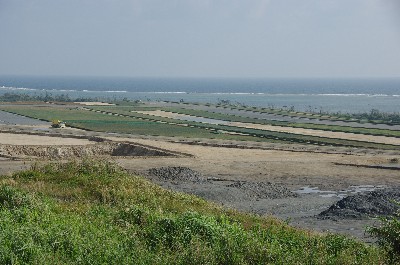 現場見学台＊新石垣空港