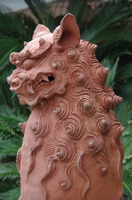首里城シーサー。