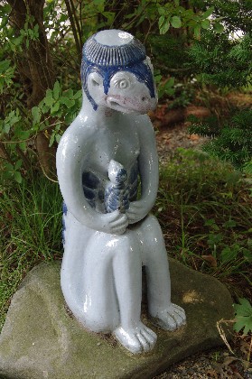 カッパ淵のカッパ。