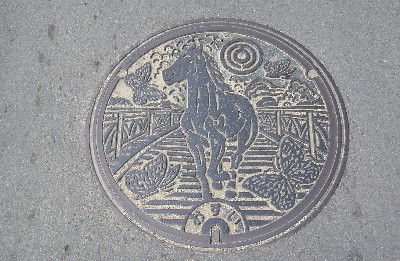 宮良のマンホール。