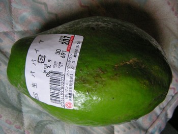 野菜パパイヤ。