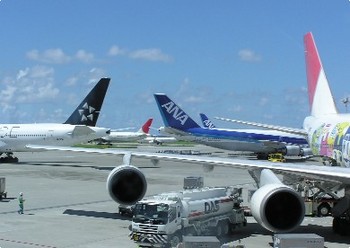 那覇空港。