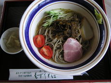 もずくそば。