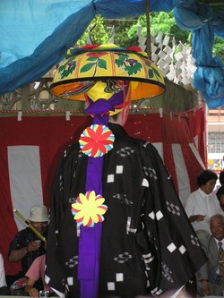 八月踊り＊花笠。