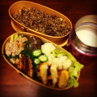 栗ご飯弁当 2014/10/02 06:48:49