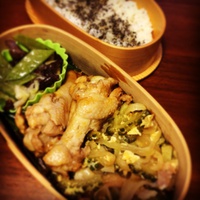 チキン煮弁当 2014/08/08 07:04:04