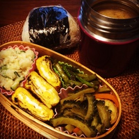 ゴーヤーチャンプル弁当 2015/05/18 06:20:37