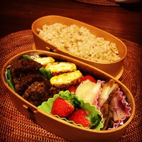 ハンバーグ弁当 2015/03/10 06:18:25