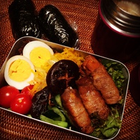 豚肉巻き弁当 2015/04/15 06:37:20