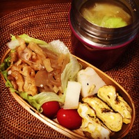 生姜焼き弁当 2015/12/04 06:53:25