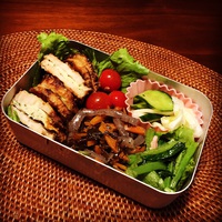 レンコンのはさみ揚げ弁当 2015/11/12 06:42:32
