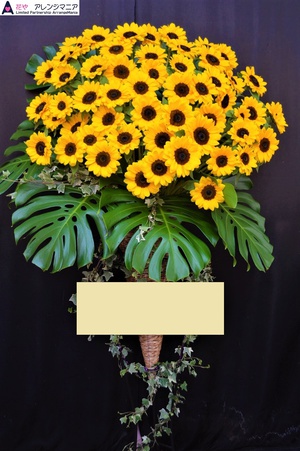 沖縄の開店祝いのスタンド花
