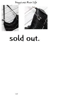 SOLDOUTのお知らせ･･･ 2011/09/27 16:57:40