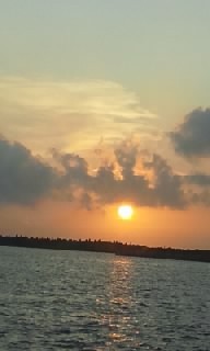 台風ですが･･･夕日の写真♪