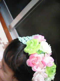 NEW!!☆ヘッドバンド★お花髪飾りっ♪☆NEW!!