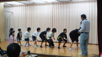 地域清掃と打上げ