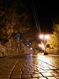 夜の温泉街 2008/10/31 21:16:00