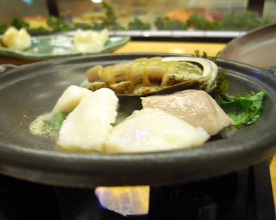 あわびのバター焼き