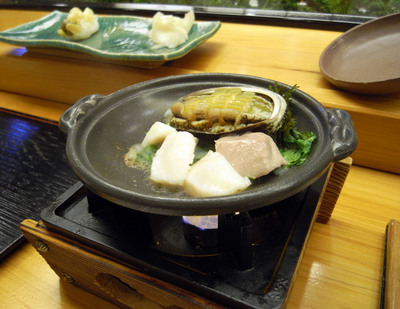 あわびのバター焼き