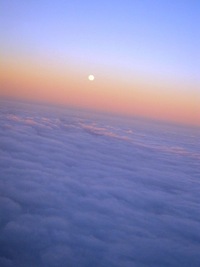 雲の上から・・・