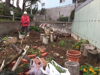 花*花クラブ・・・花壇作り 2018/02/24 11:35:46