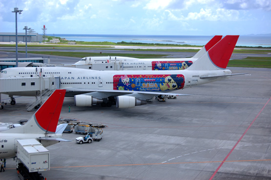 特典航空券はＪＡＬがお得♪（沖縄の場合）