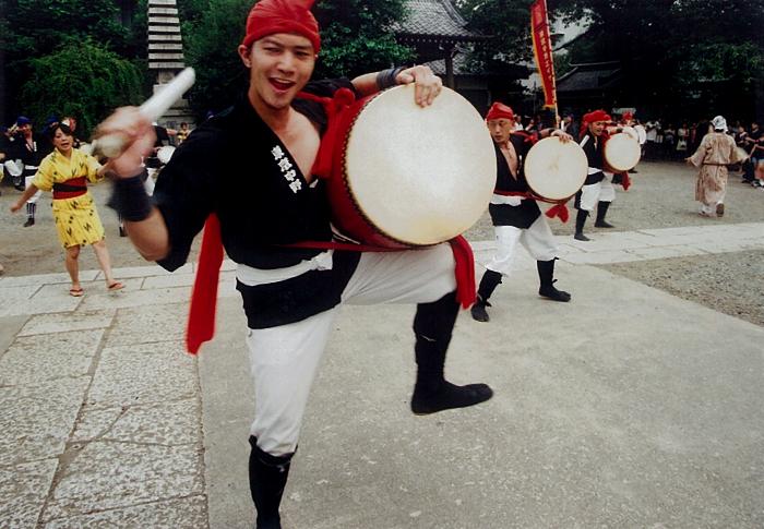 東京中野でのエイサー奉納　～中野チャンプルーフェスタ2013～