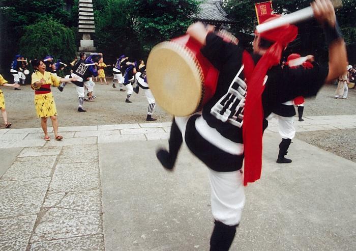 東京中野でのエイサー奉納　～中野チャンプルーフェスタ2013～