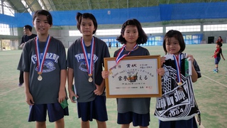 県3on3大会　上位入賞チーム　女子