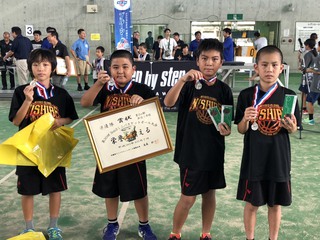 県3on3大会　上位入賞チーム　男子