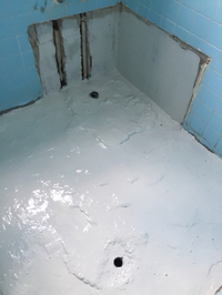 うるま市で浴室防水・タイル工事