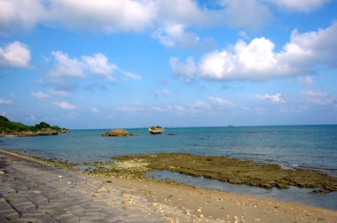 遠浅の海