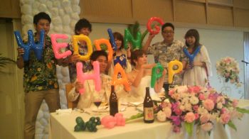 新郎新婦のお手伝い！