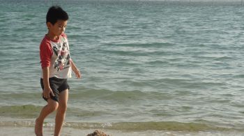 沖縄３月の海！