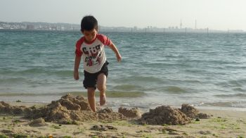 沖縄３月の海！