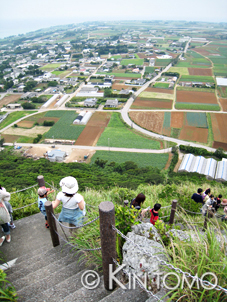 伊江島タッチューからの眺め