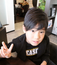 レオンプラスに仲良し兄弟キッズカット！元気にご来店！！ 2015/01/15 10:07:05