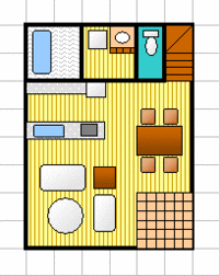 21坪の家：無料間取りソフトでつくるローコスト住宅 2007/08/20 16:09:11
