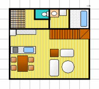 28坪の家：無料間取りソフトでつくるローコスト住宅 2007/08/05 17:41:07