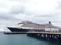 Queen Elizabethが初寄港♪ 2016/03/26 16:45:15