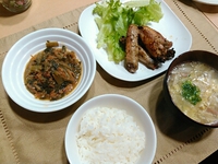 今日の夕飯 2015/02/13 20:39:04