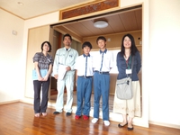 桑江中学校の生徒が職場体験に来ました！ 2014/07/17 16:59:33