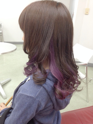 Hair Studio Milieu With B インナーバイオレット