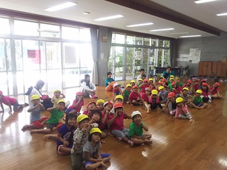 施設利用のようす　ガジマル保育園