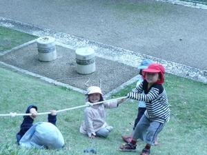 　横の公園にて