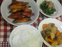 今日の晩ごはん 2011/03/09 23:31:57